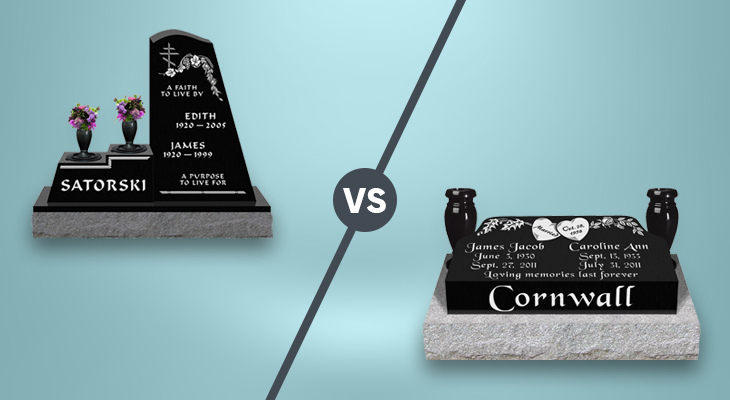Choosing The Right Memorial: Upright Monuments Vs. Pillow Markers