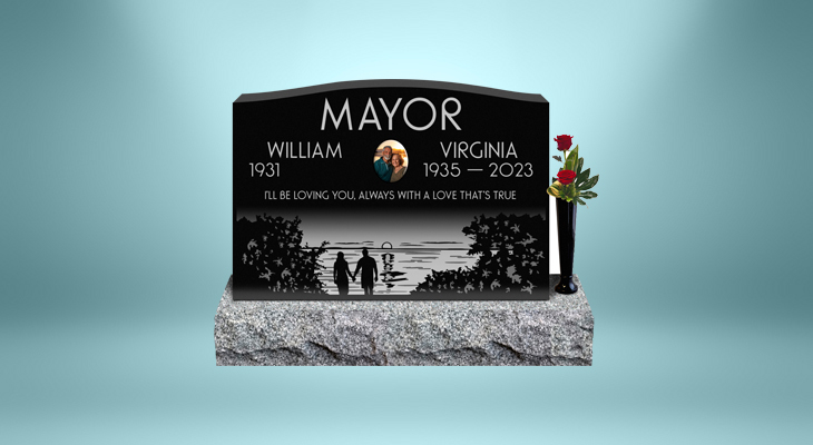 How To Honour Two Loved Ones With A Single Monument