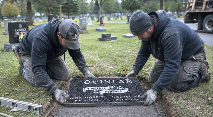 Flat Grave Markers in Canada 
