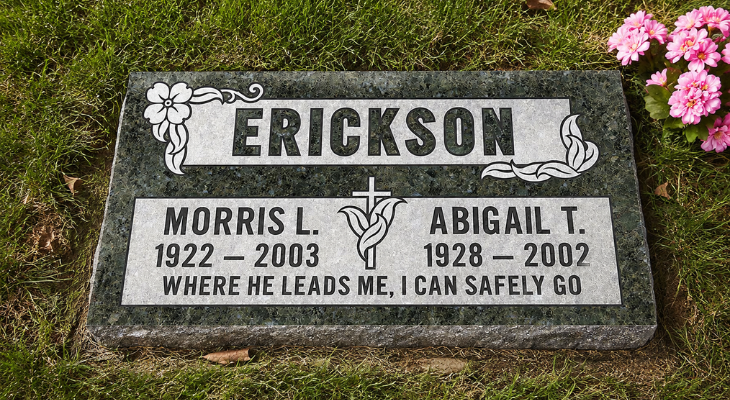 Crafting a Timeless Tribute With a Custom Flat Marker Headstone