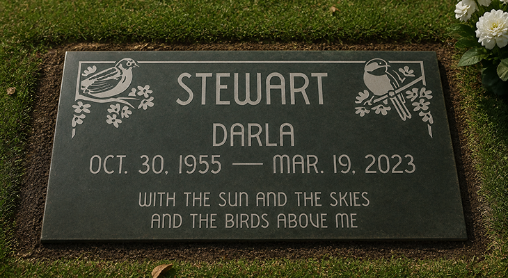 Securing an Everlasting Presence With Handcrafted Flat Grave Markers